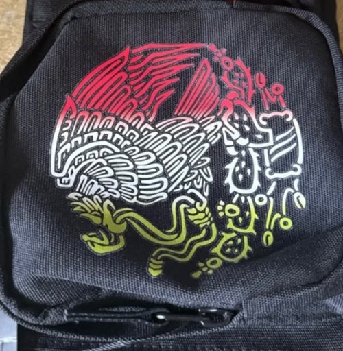 New Cookies SF La Raza Parker Shoulder Black Side Bag Pack Mexico