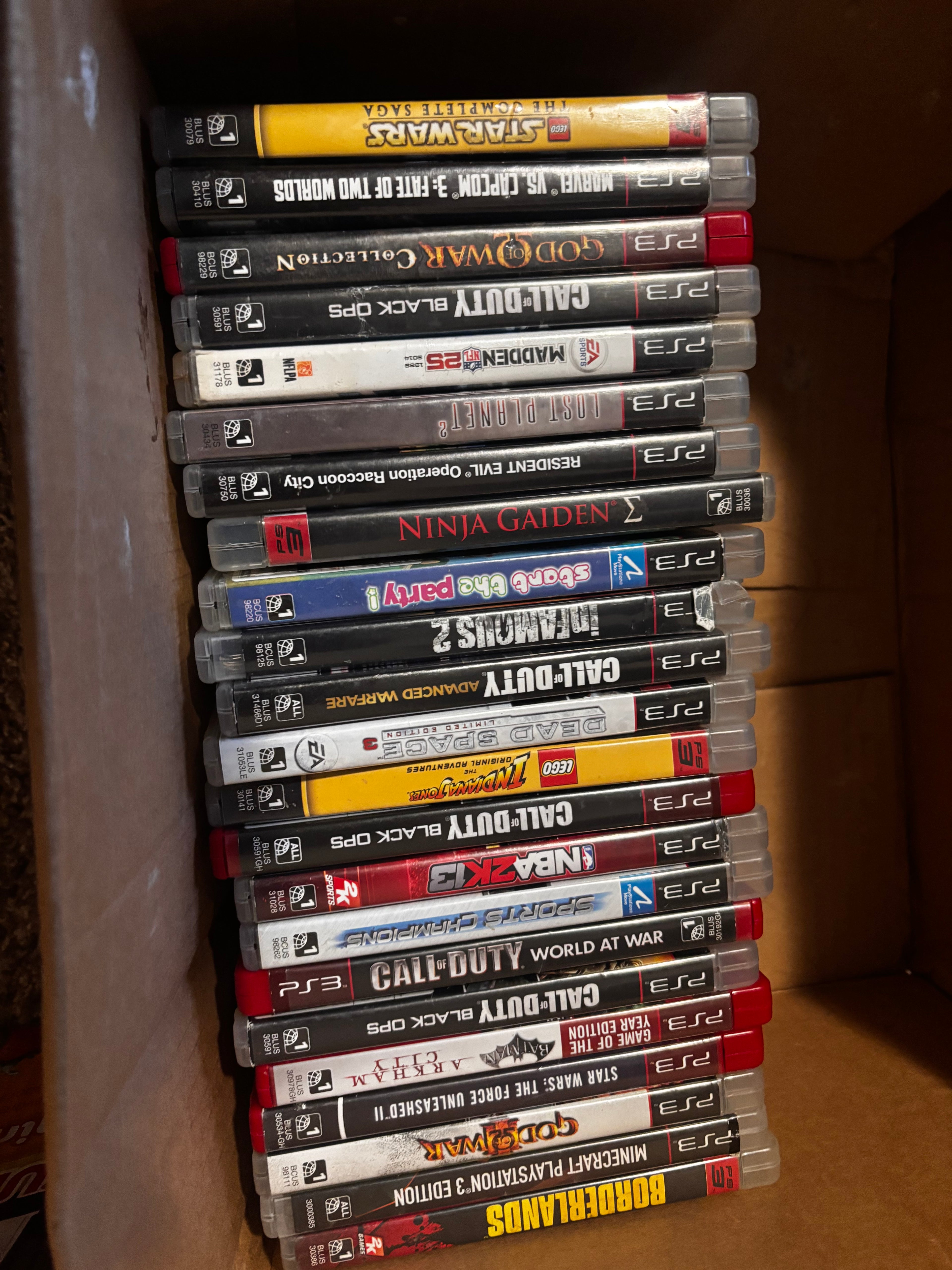 Collectors PS3 games (whole box)