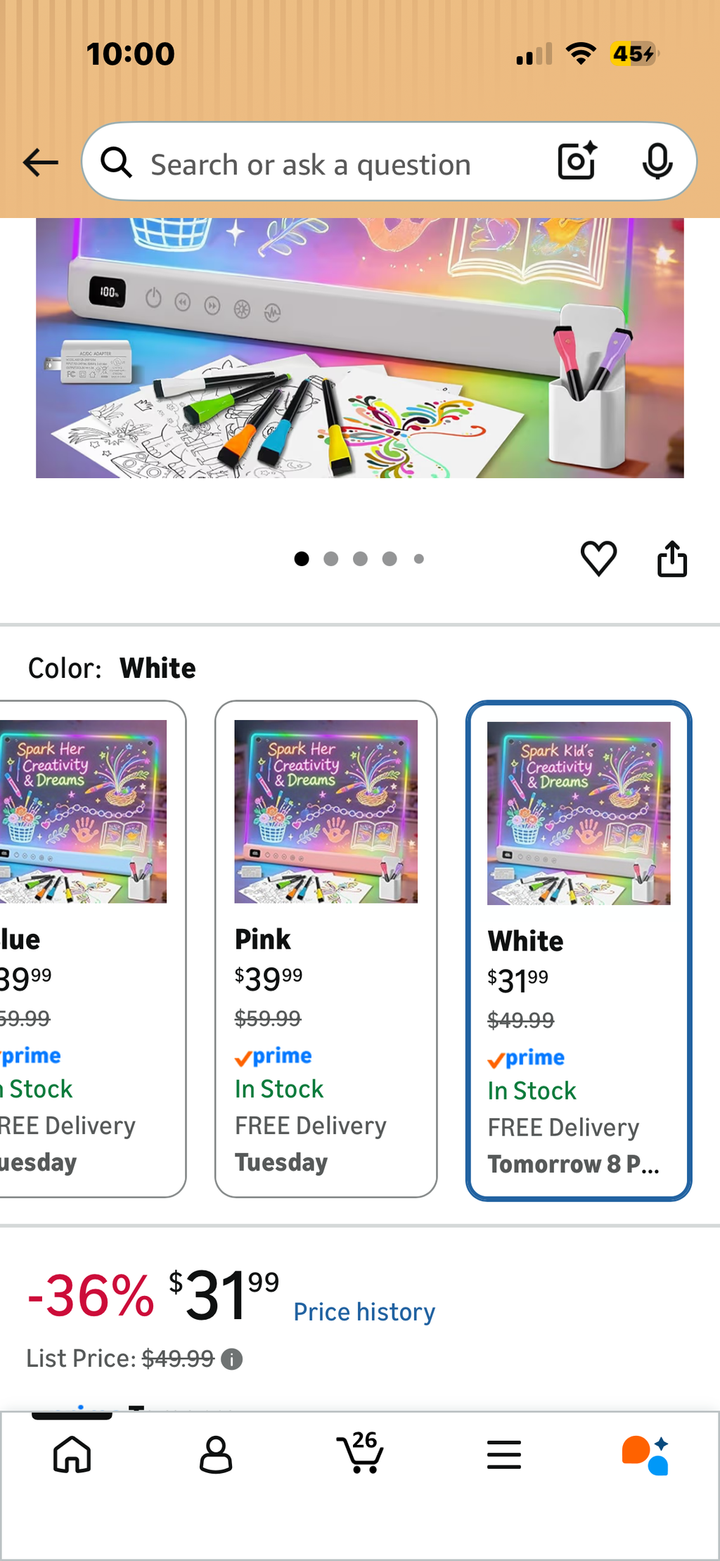 New LED Glow Drawing Board Creative Light Writing Pad